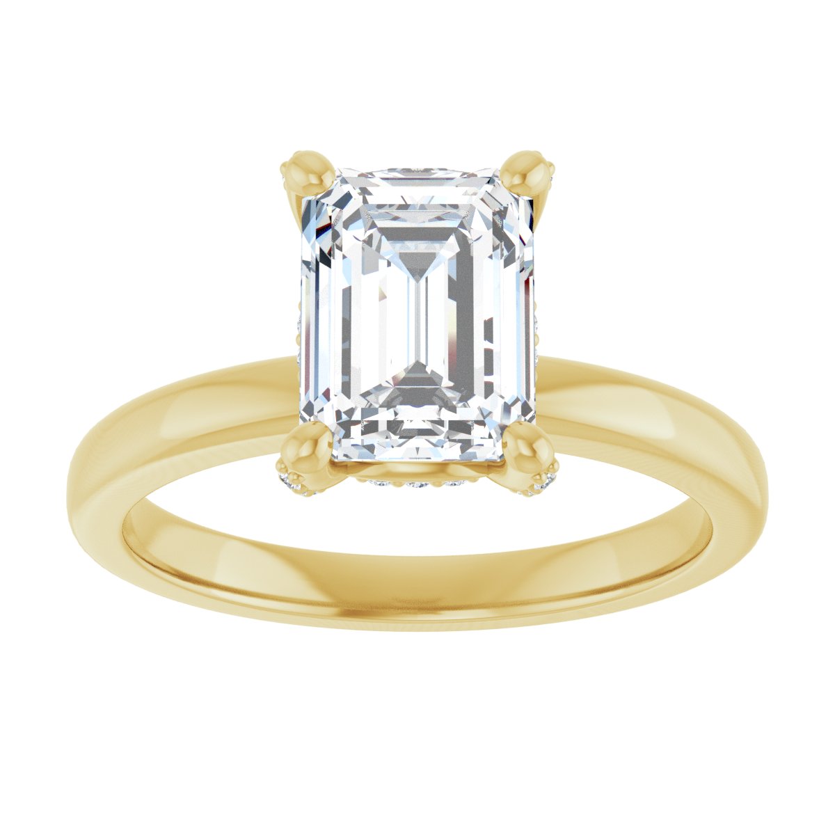Accented Engagement Ring