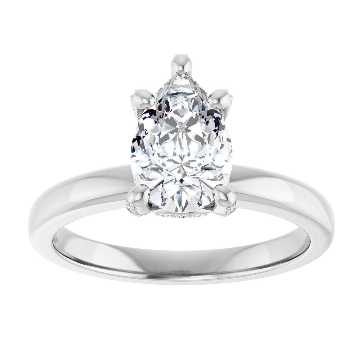 Accented Engagement Ring
