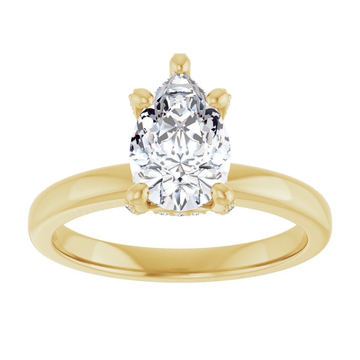 Accented Engagement Ring