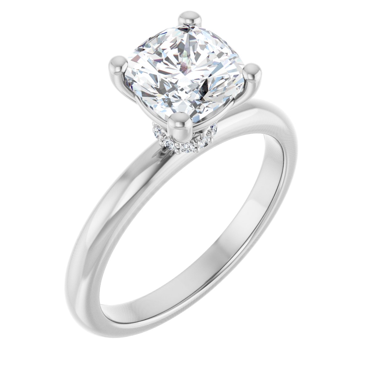 Accented Engagement Ring