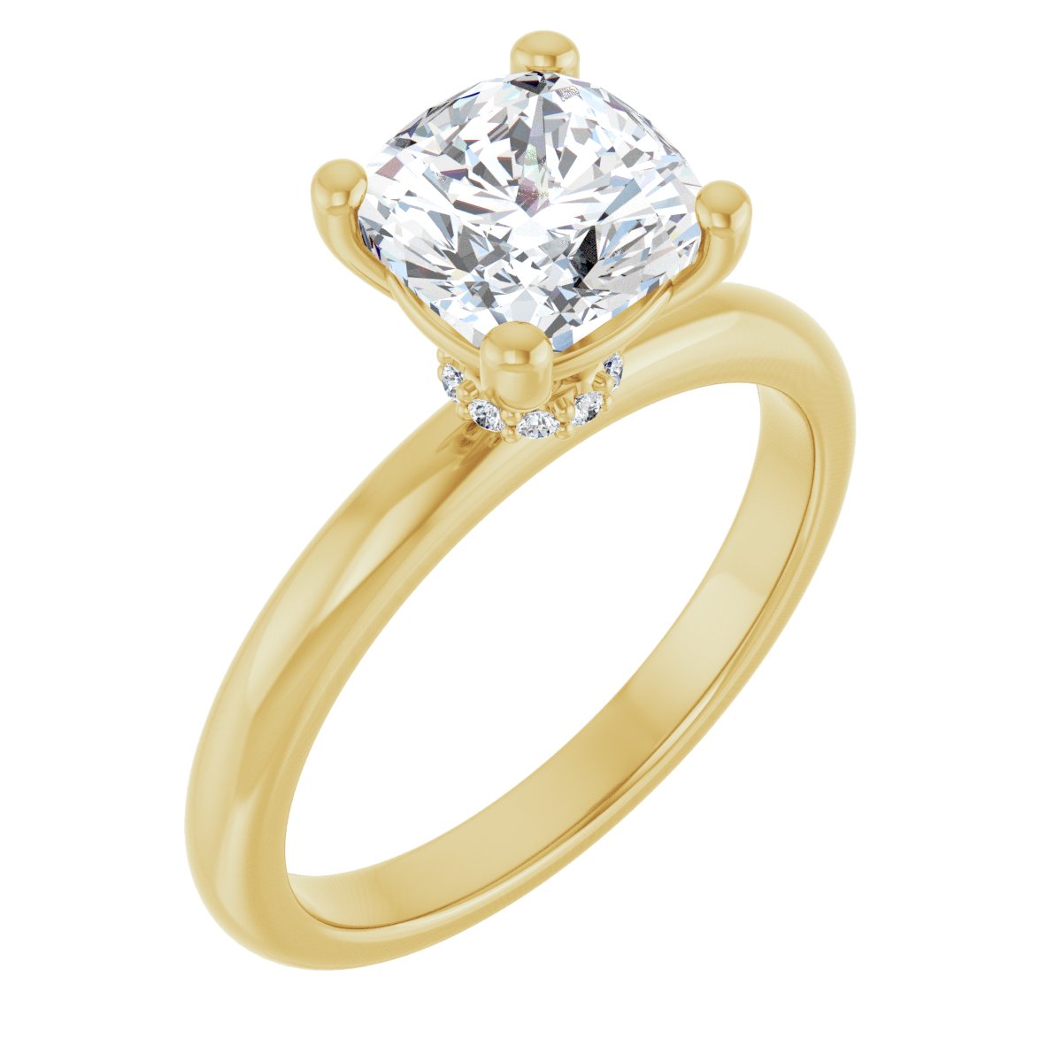 Accented Engagement Ring