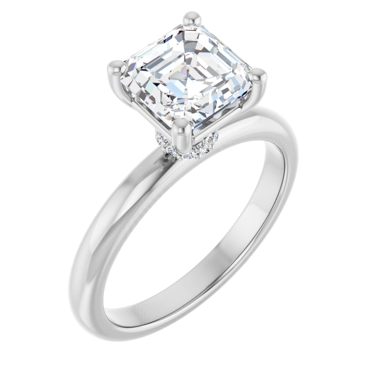 Accented Engagement Ring