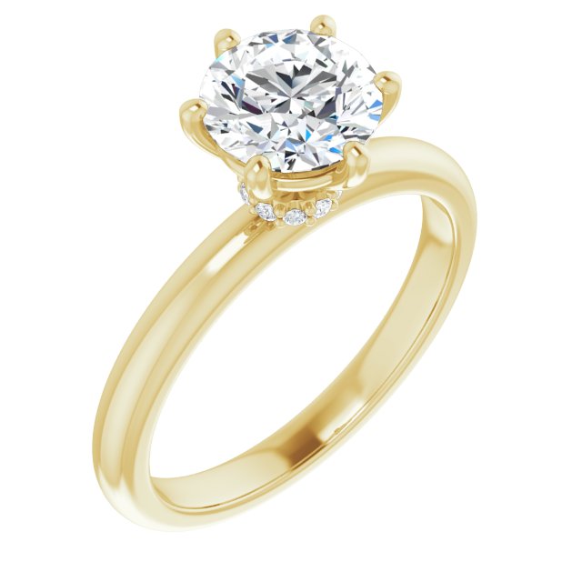 Accented Engagement Ring