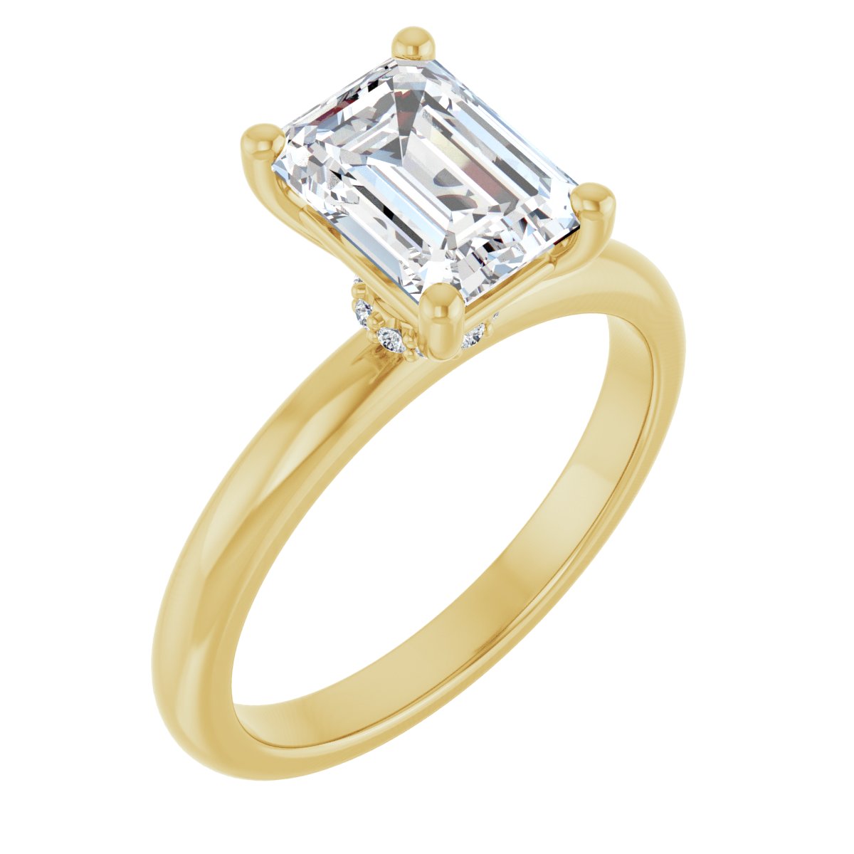 Accented Engagement Ring