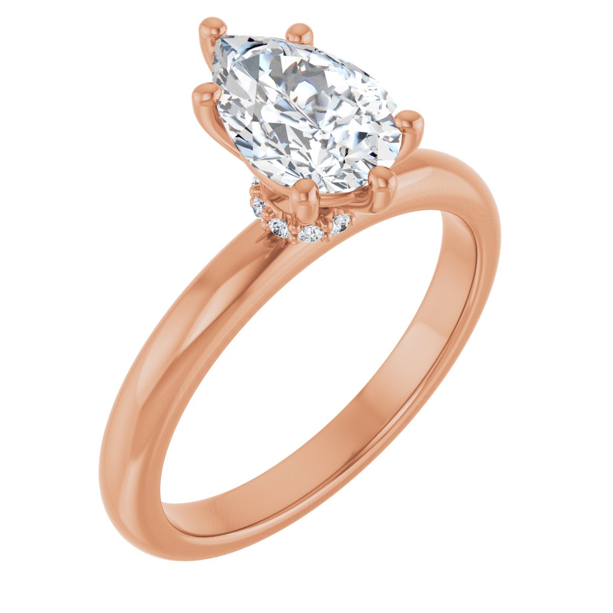 Accented Engagement Ring