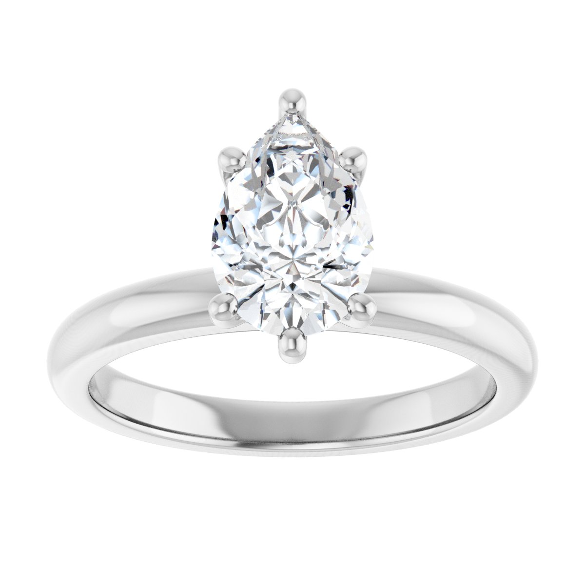 Accented Engagement Ring