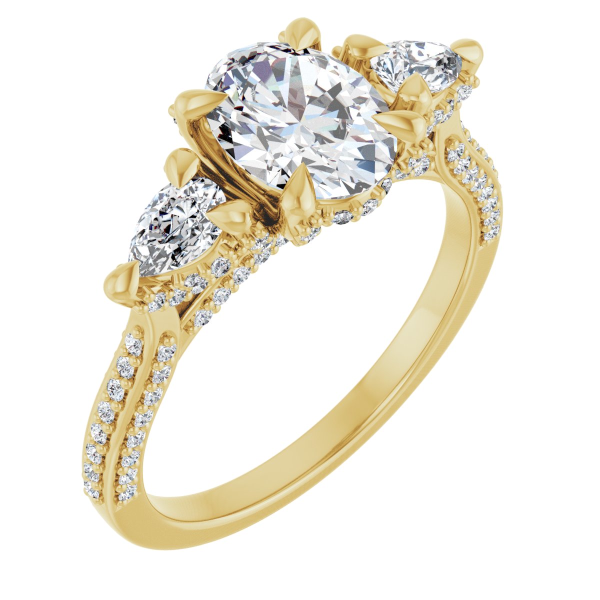 Three-Stone Engagement Ring