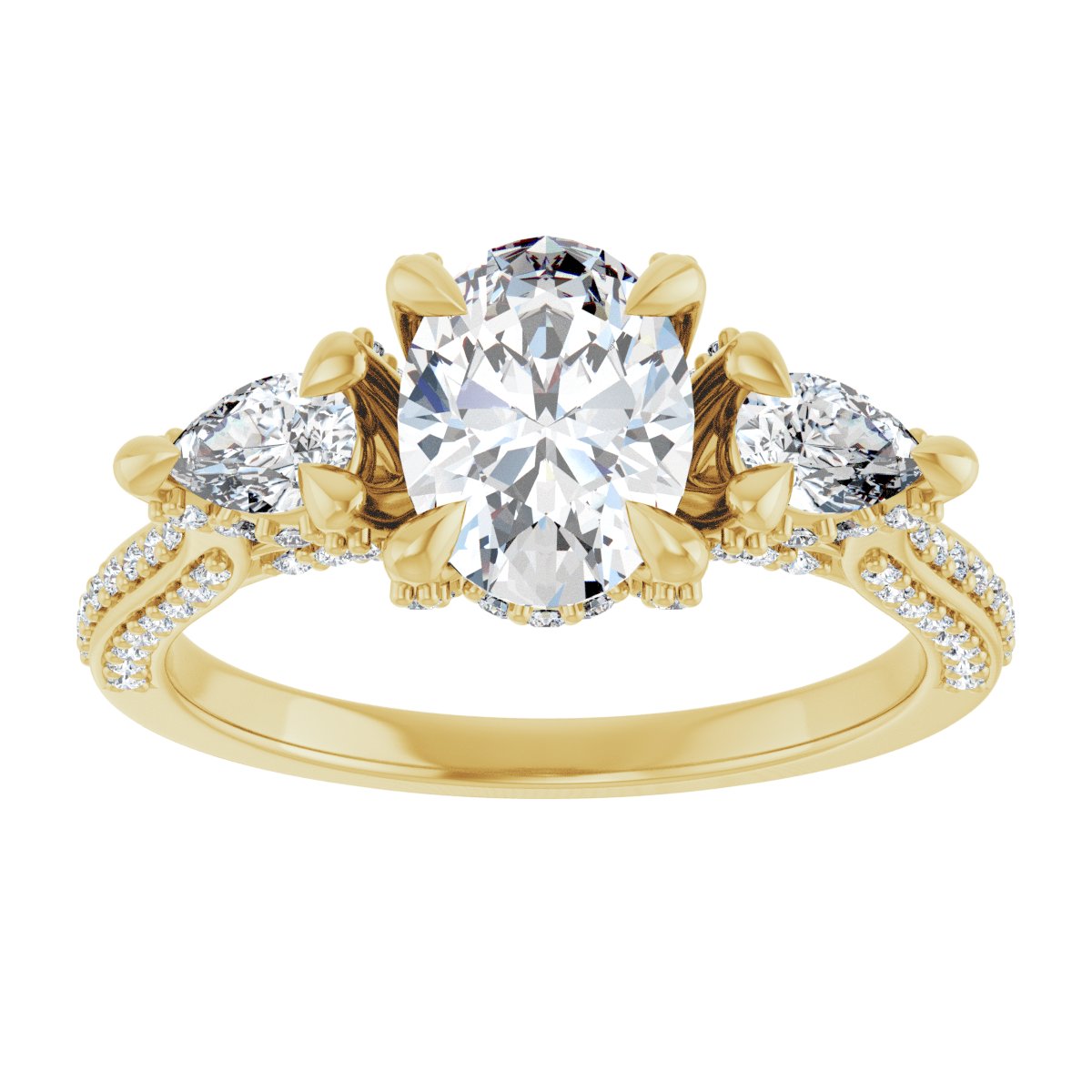 Three-Stone Engagement Ring