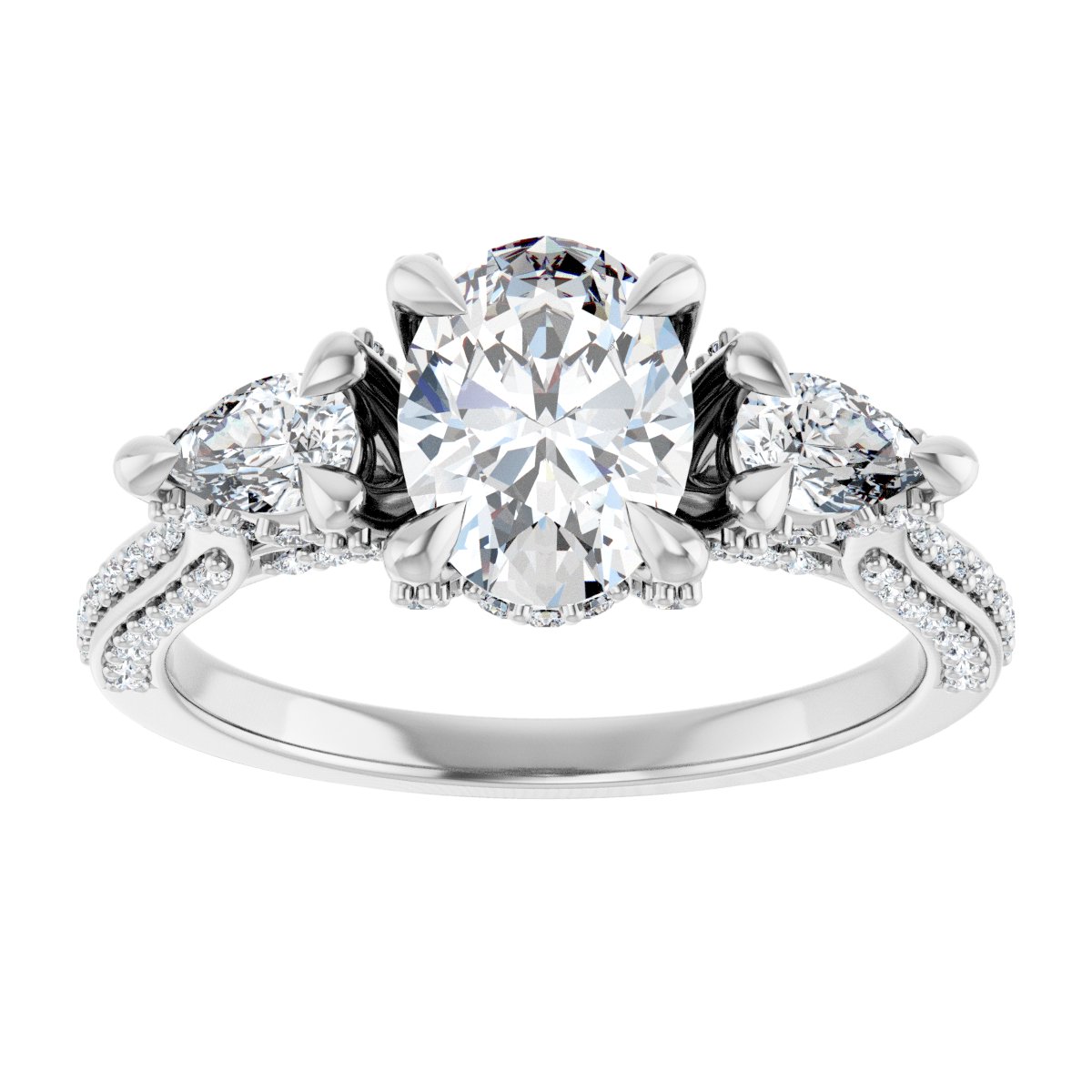 Three-Stone Engagement Ring