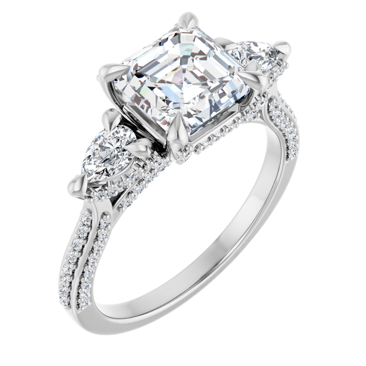Three-Stone Engagement Ring