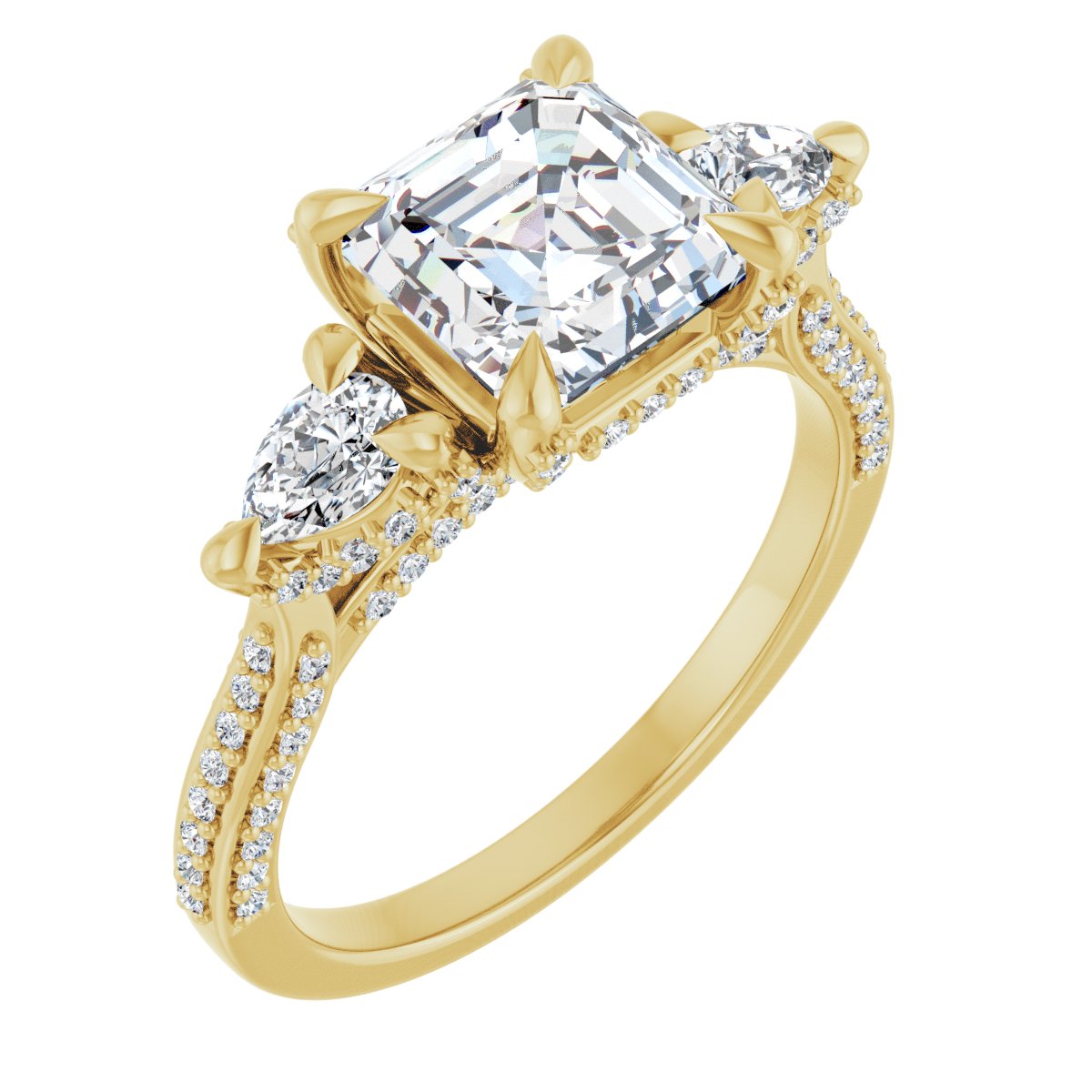 Three-Stone Engagement Ring