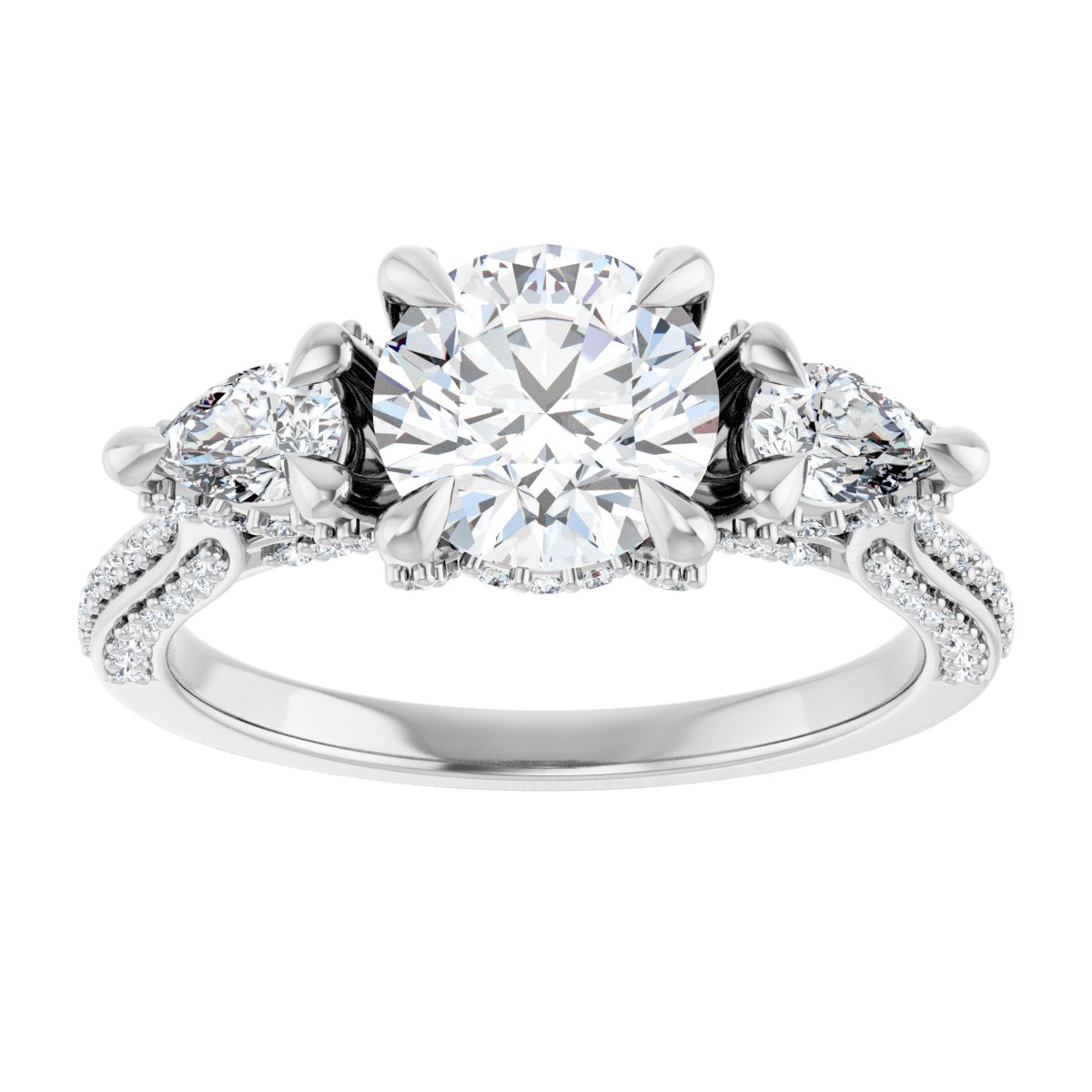 Three-Stone Engagement Ring