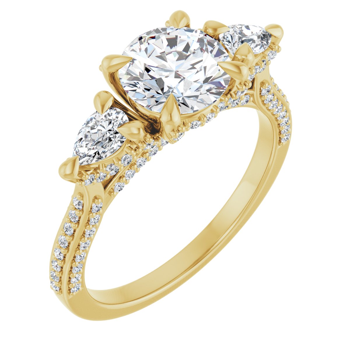 Three-Stone Engagement Ring