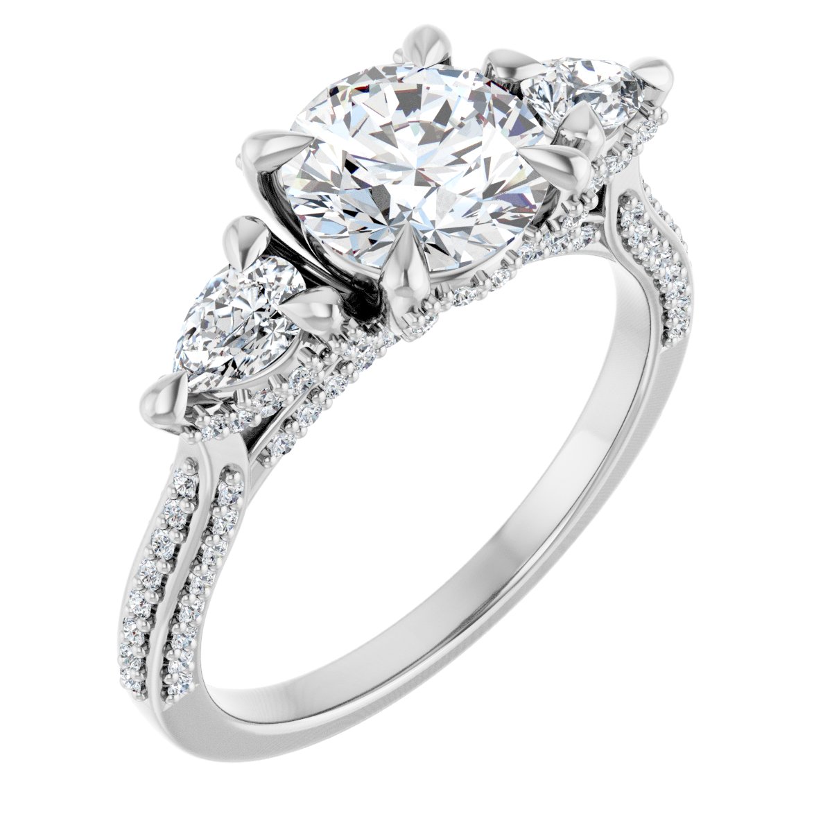 Three-Stone Engagement Ring