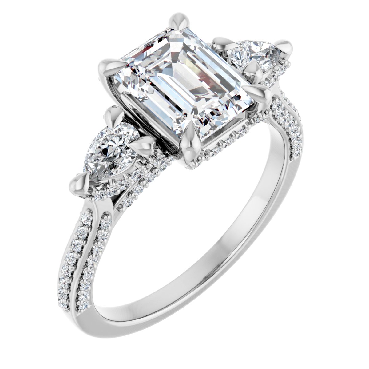 Three-Stone Engagement Ring