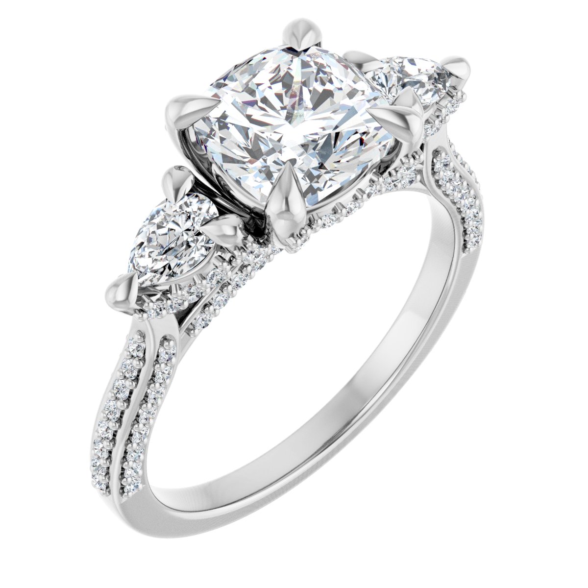 Three-Stone Engagement Ring
