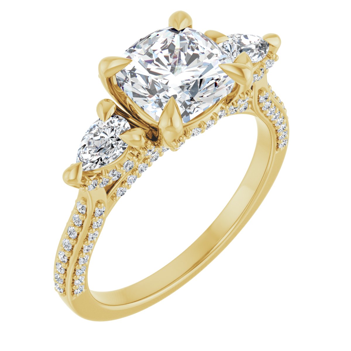 Three-Stone Engagement Ring