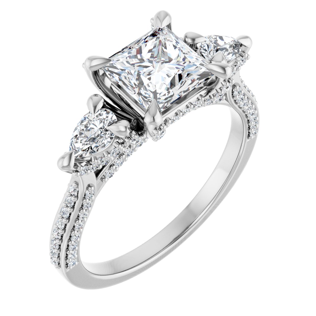 Three-Stone Engagement Ring