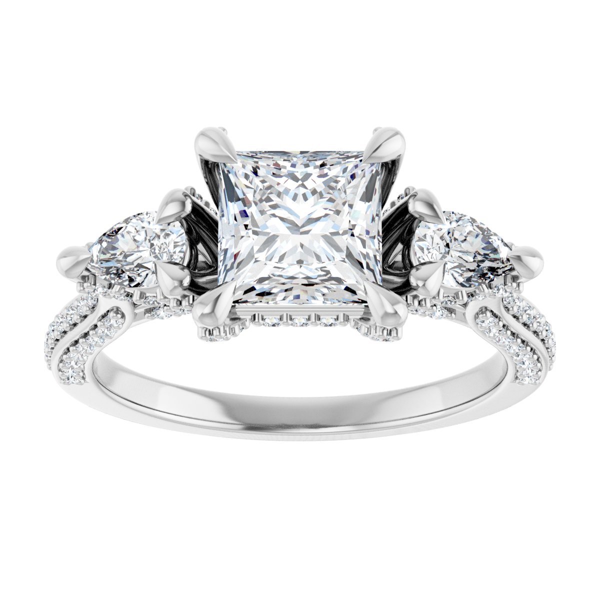 Three-Stone Engagement Ring