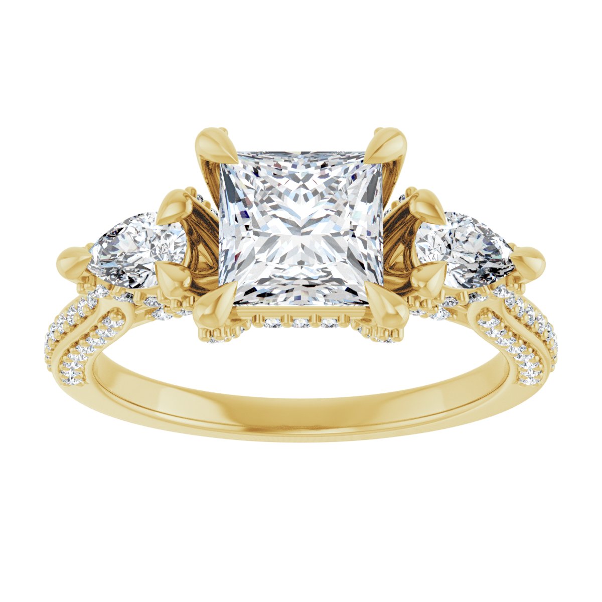 Three-Stone Engagement Ring