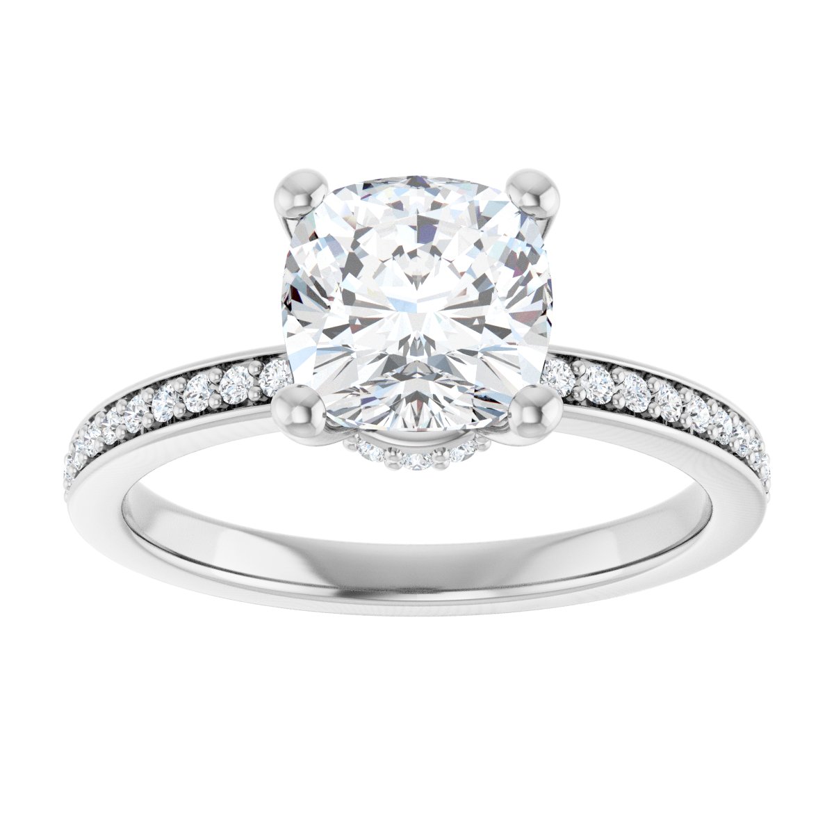 Accented Engagement Ring