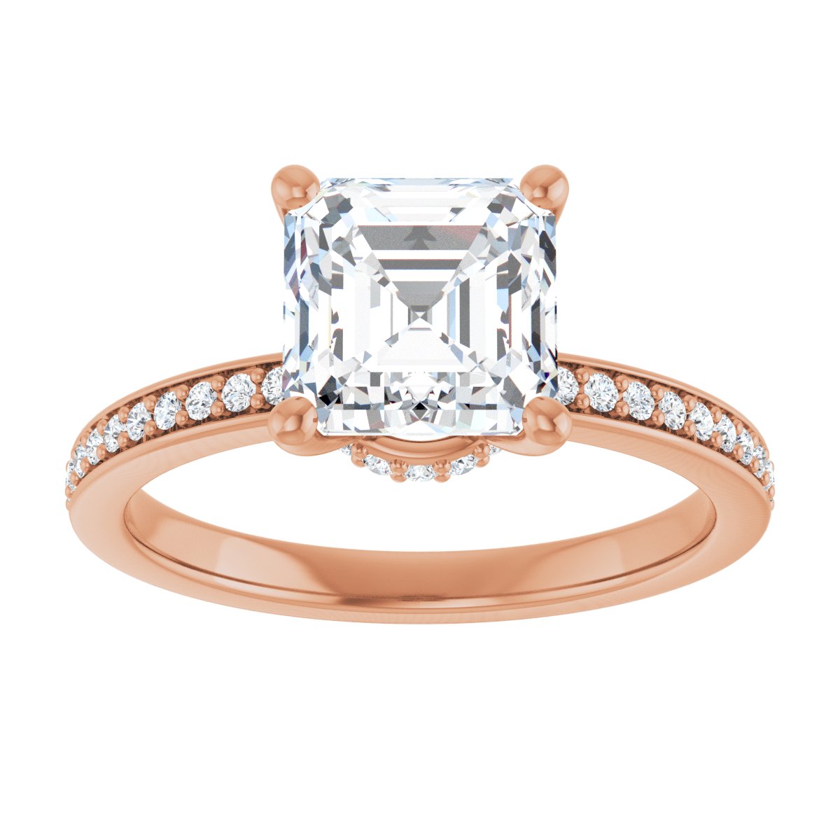 Accented Engagement Ring