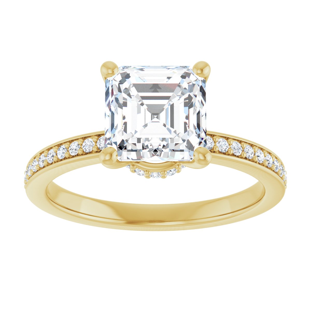 Accented Engagement Ring