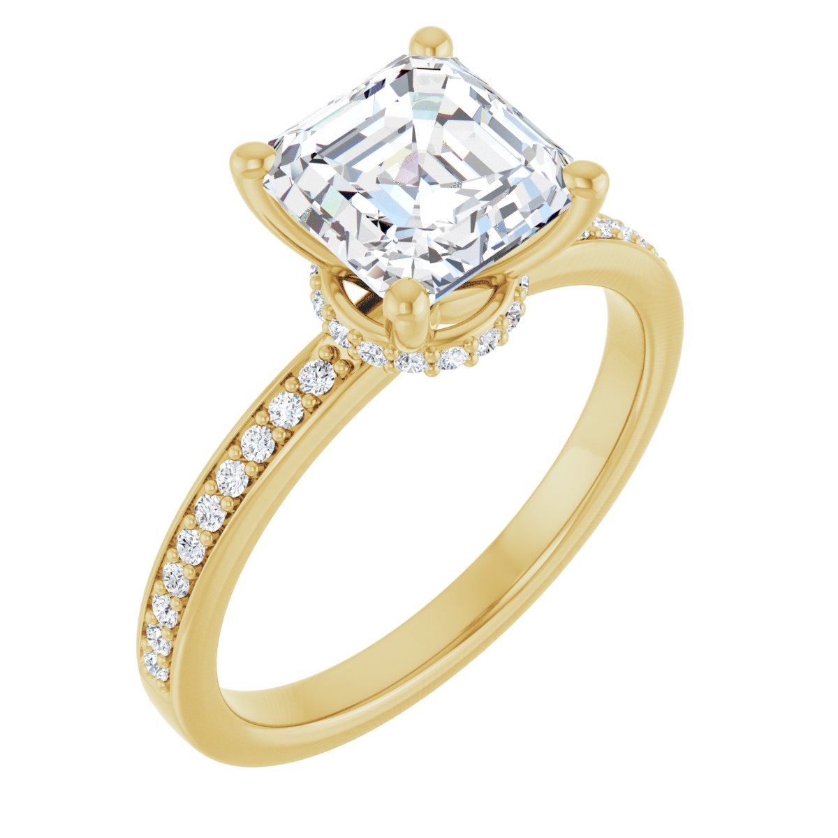 Accented Engagement Ring