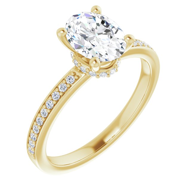 Accented Engagement Ring