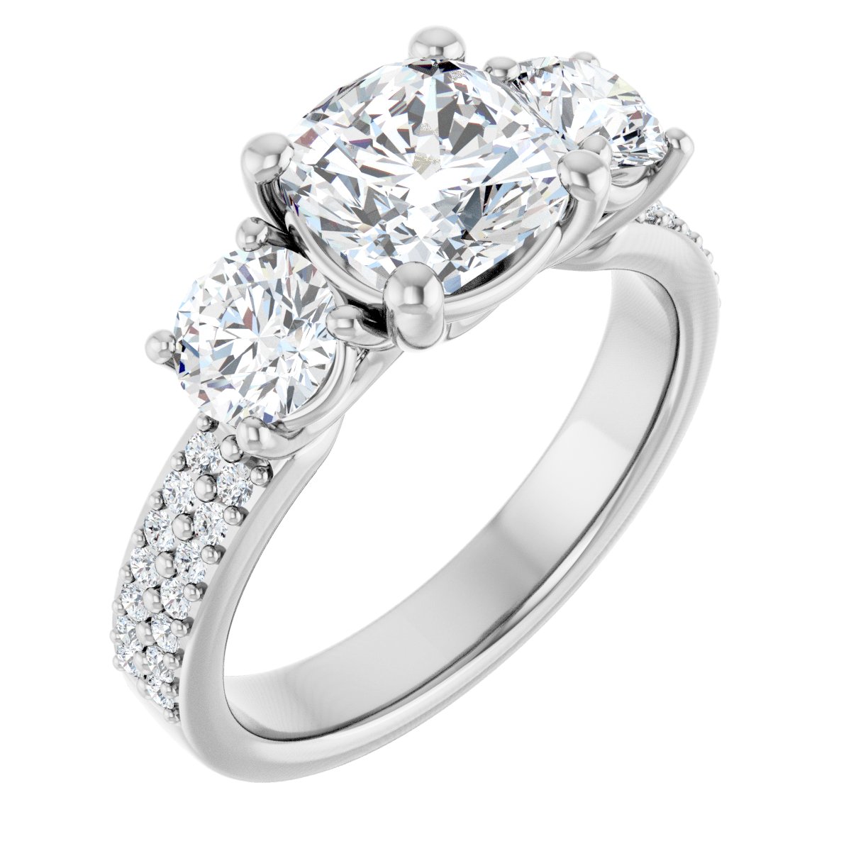 Three-Stone Engagement Ring