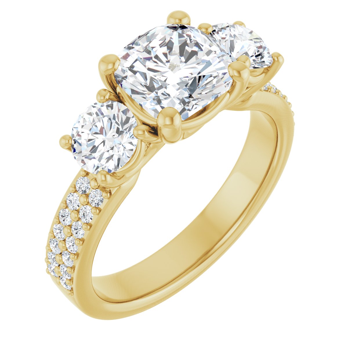 Three-Stone Engagement Ring