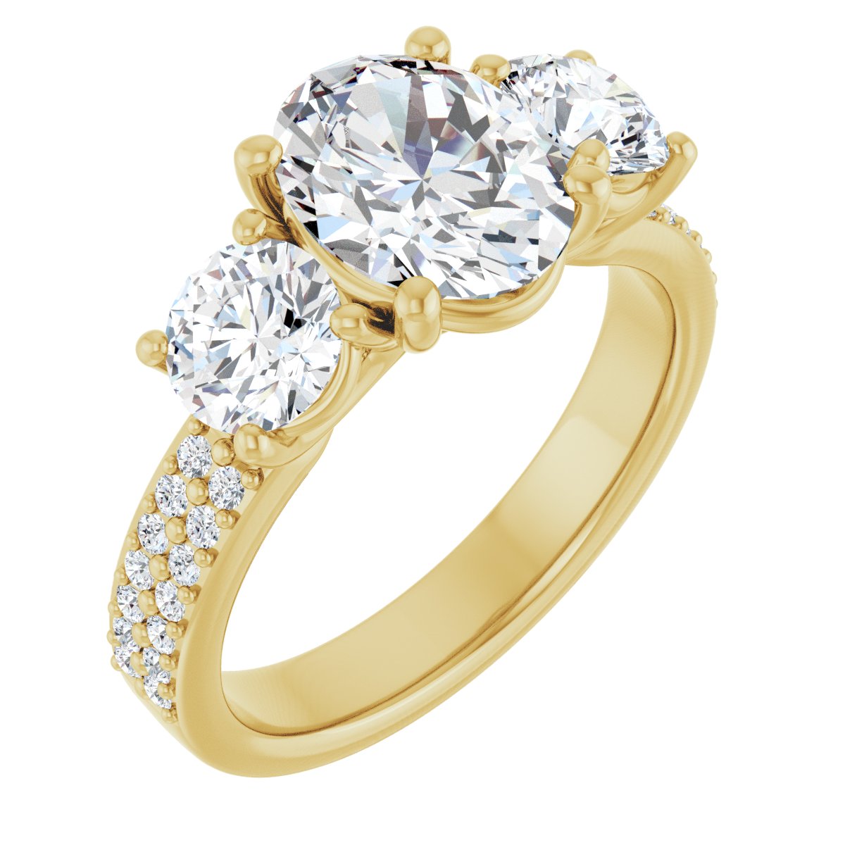 Three-Stone Engagement Ring