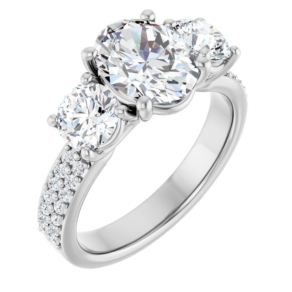 Three-Stone Engagement Ring