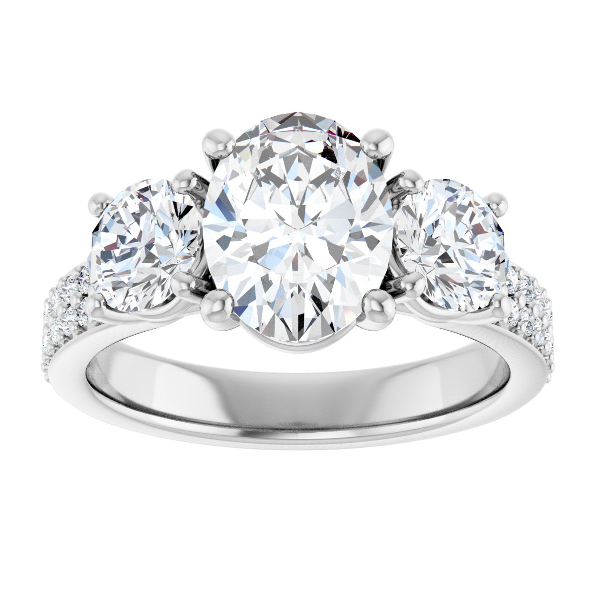 Three-Stone Engagement Ring