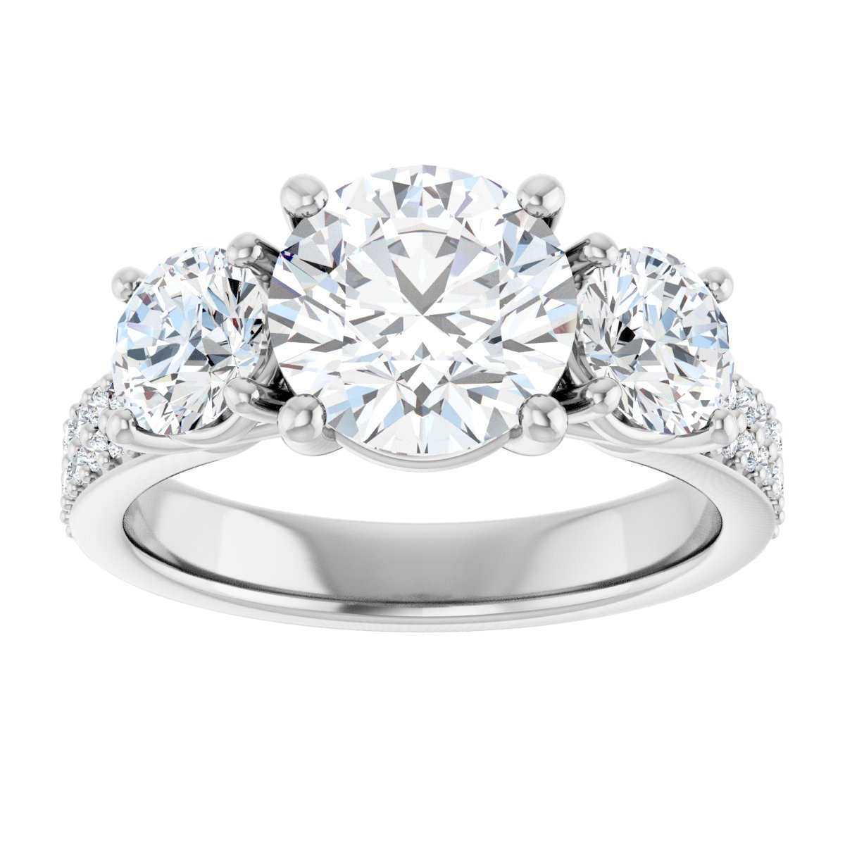 Three-Stone Engagement Ring