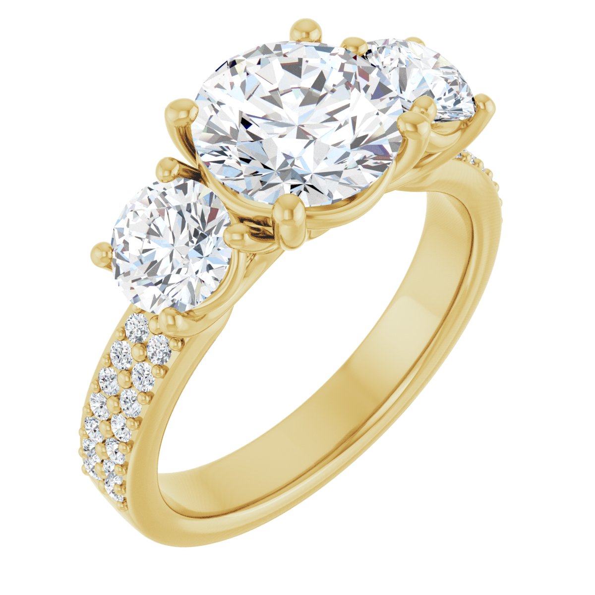 Three-Stone Engagement Ring