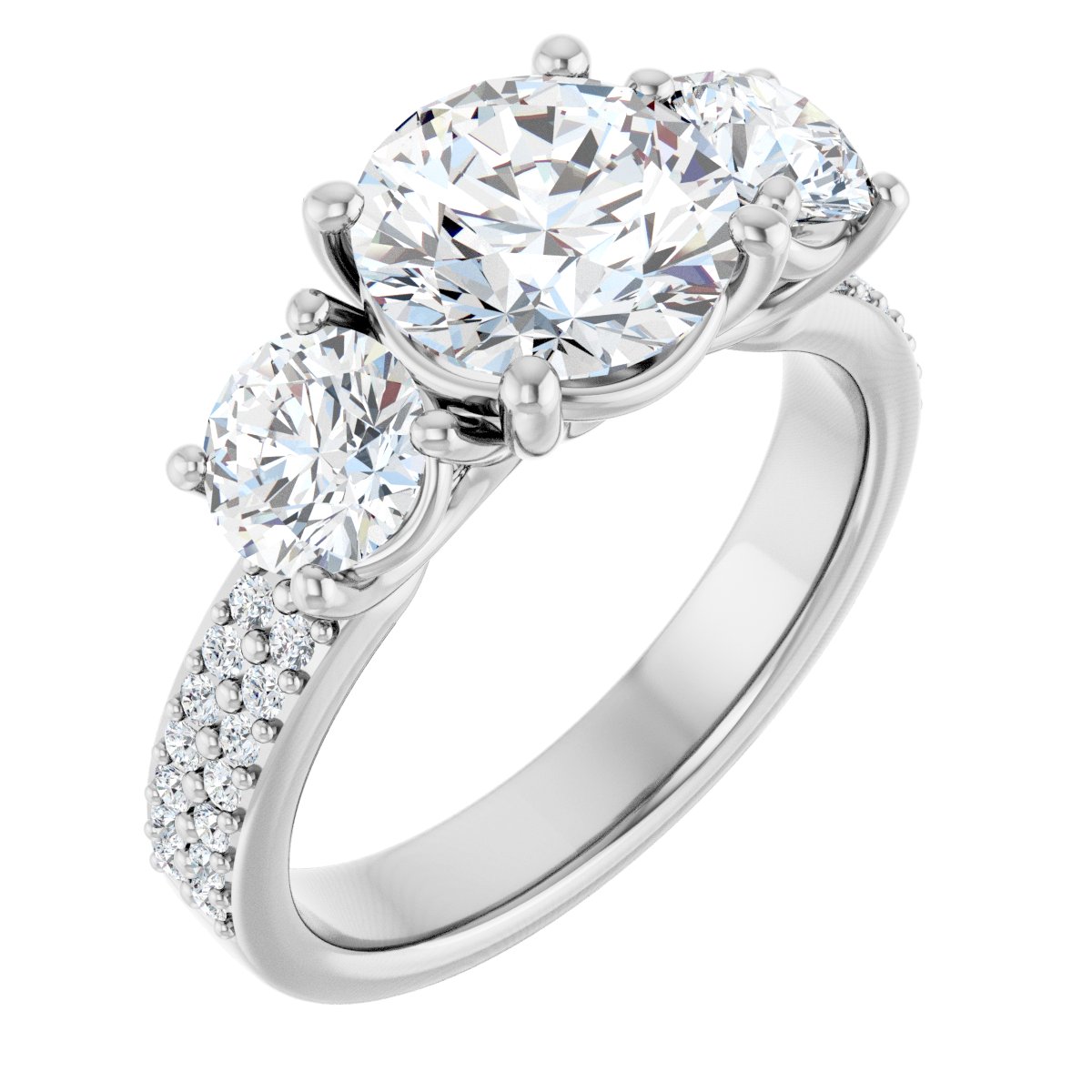 Three-Stone Engagement Ring
