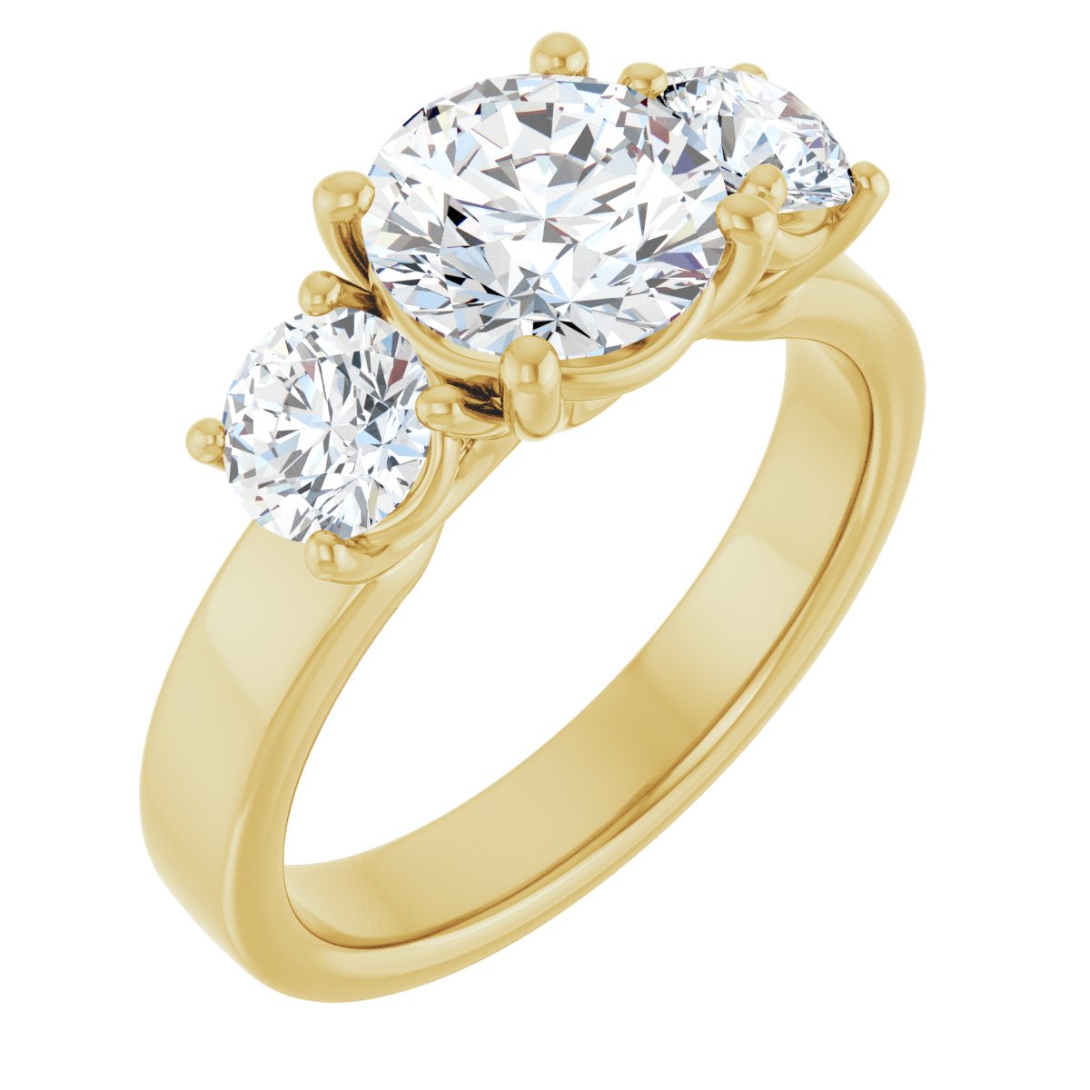 Three-Stone Engagement Ring