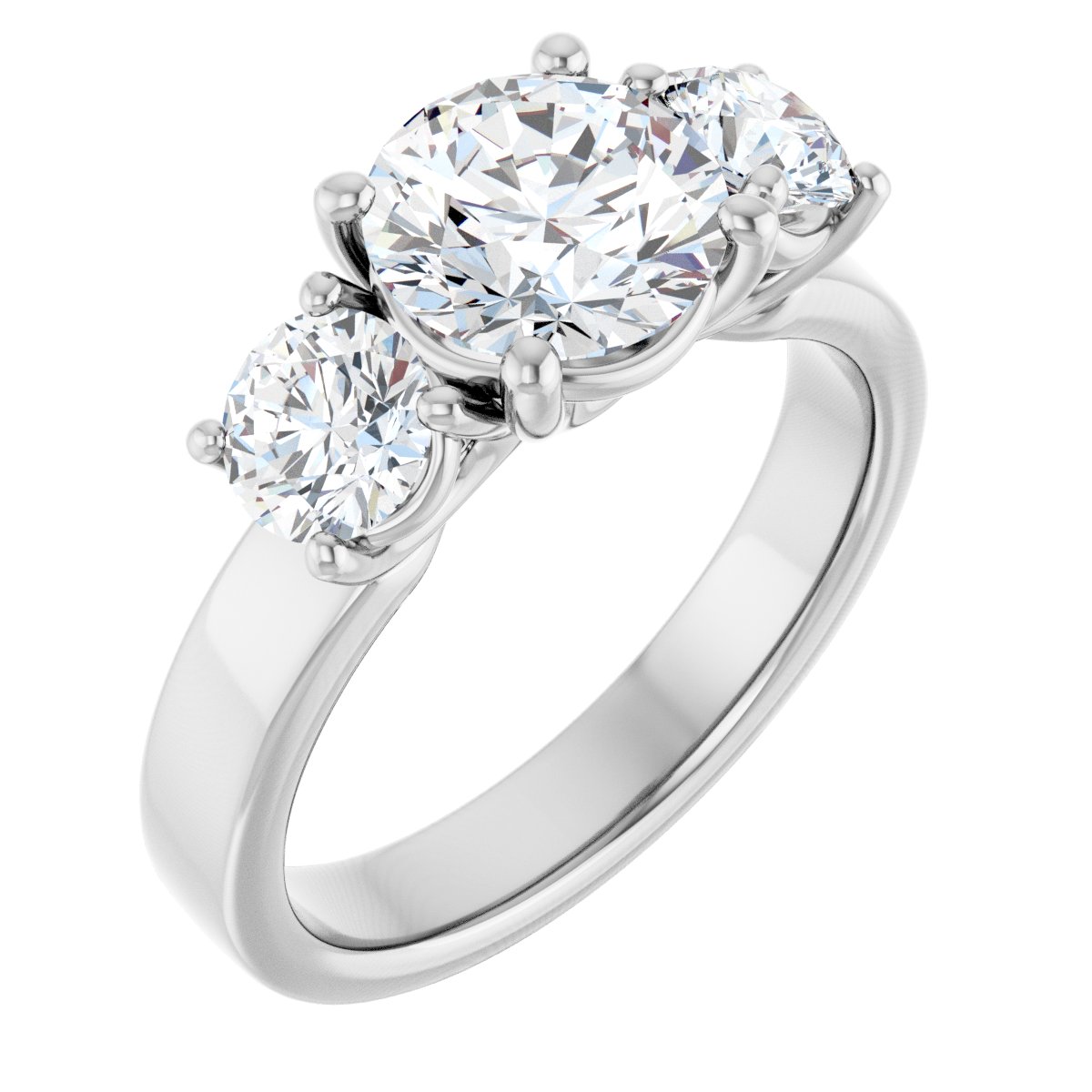 Three-Stone Engagement Ring