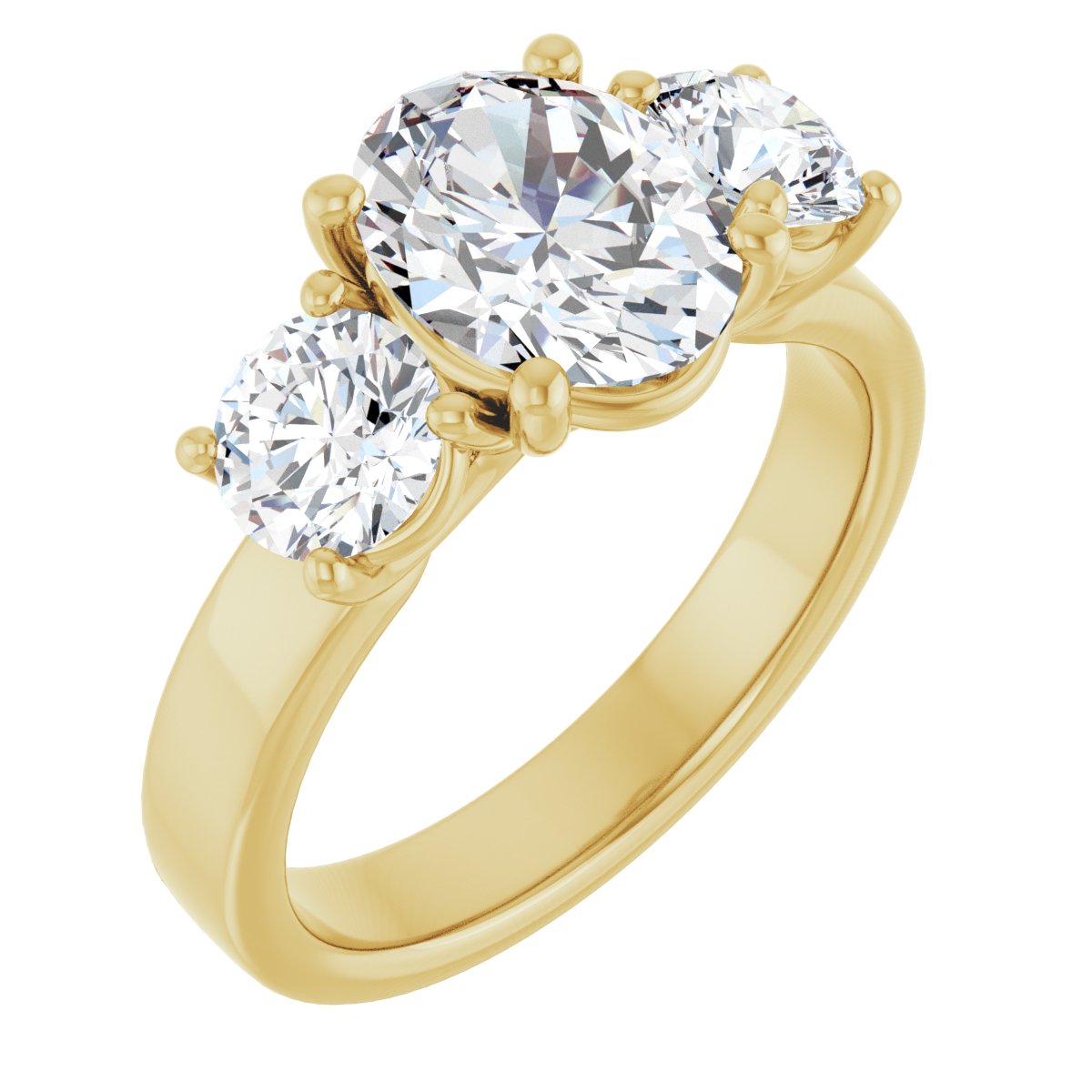 Three-Stone Engagement Ring