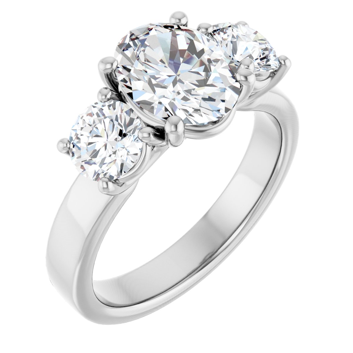 Three-Stone Engagement Ring