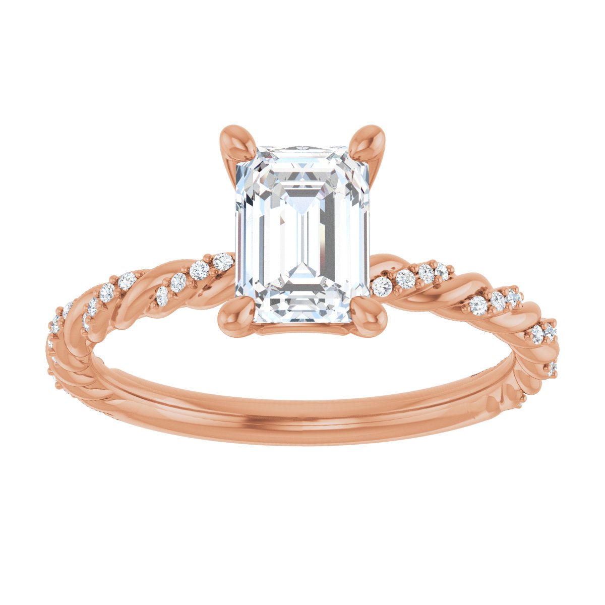 Accented Engagement Ring