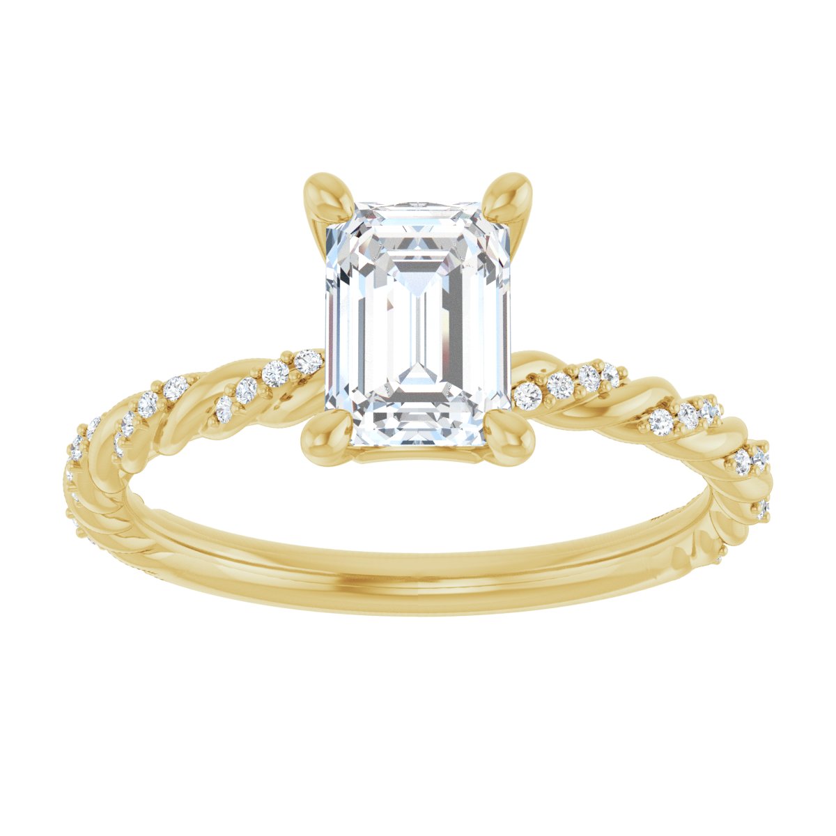 Accented Engagement Ring