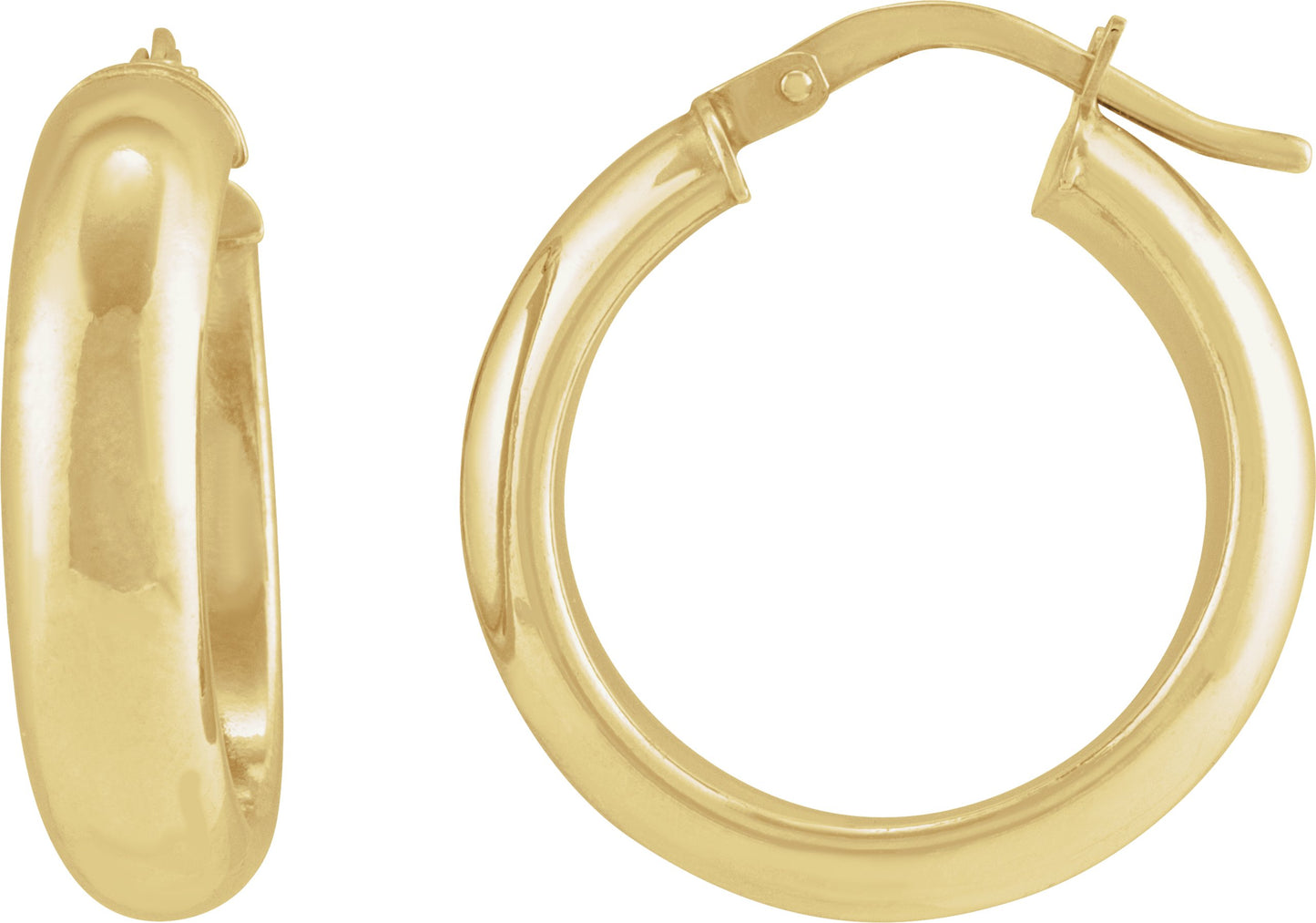 Tube Hoop Earrings