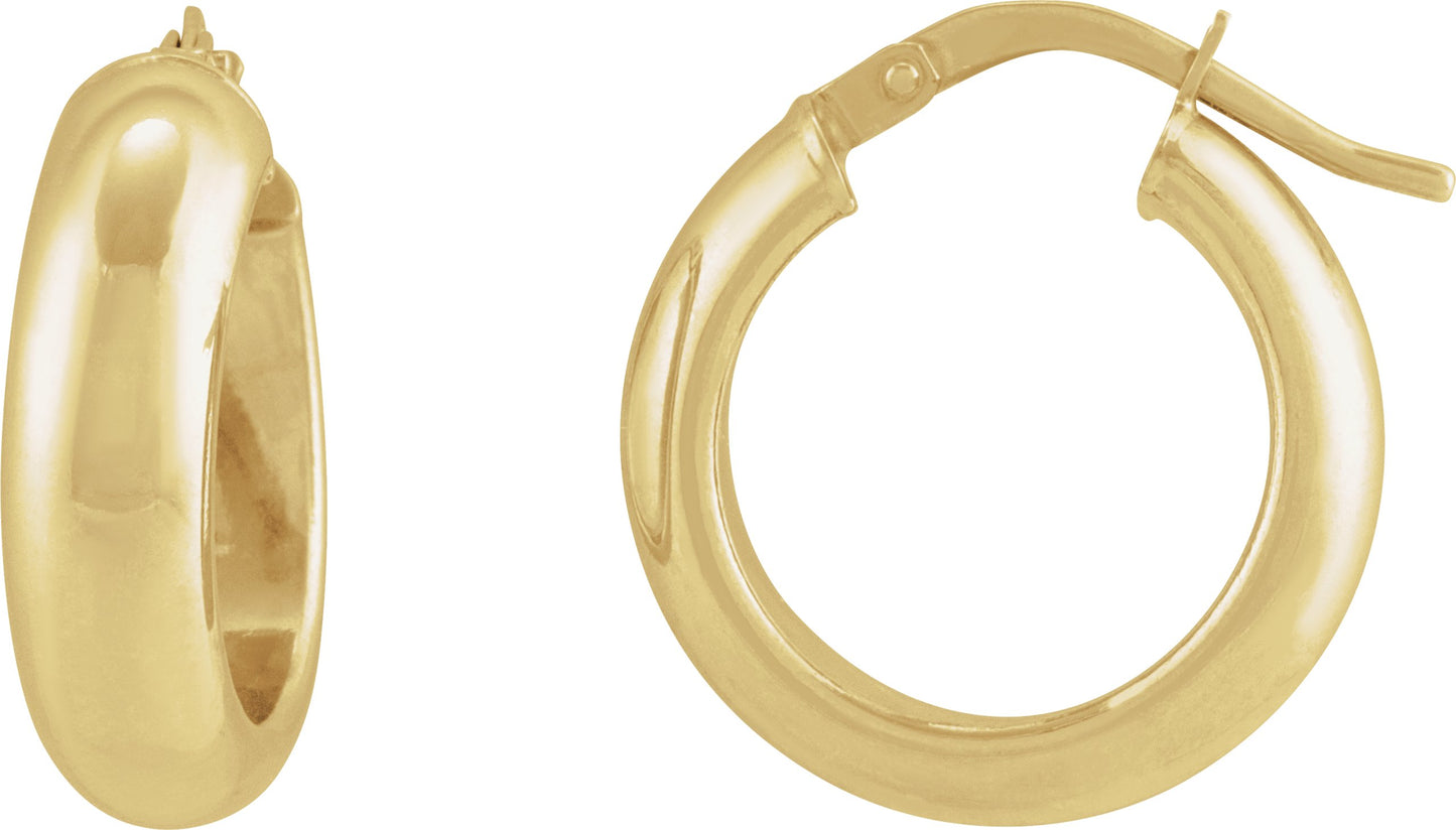 Tube Hoop Earrings