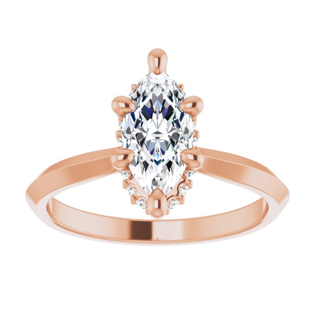 Hidden Halo-Style Engagement Ring or Band