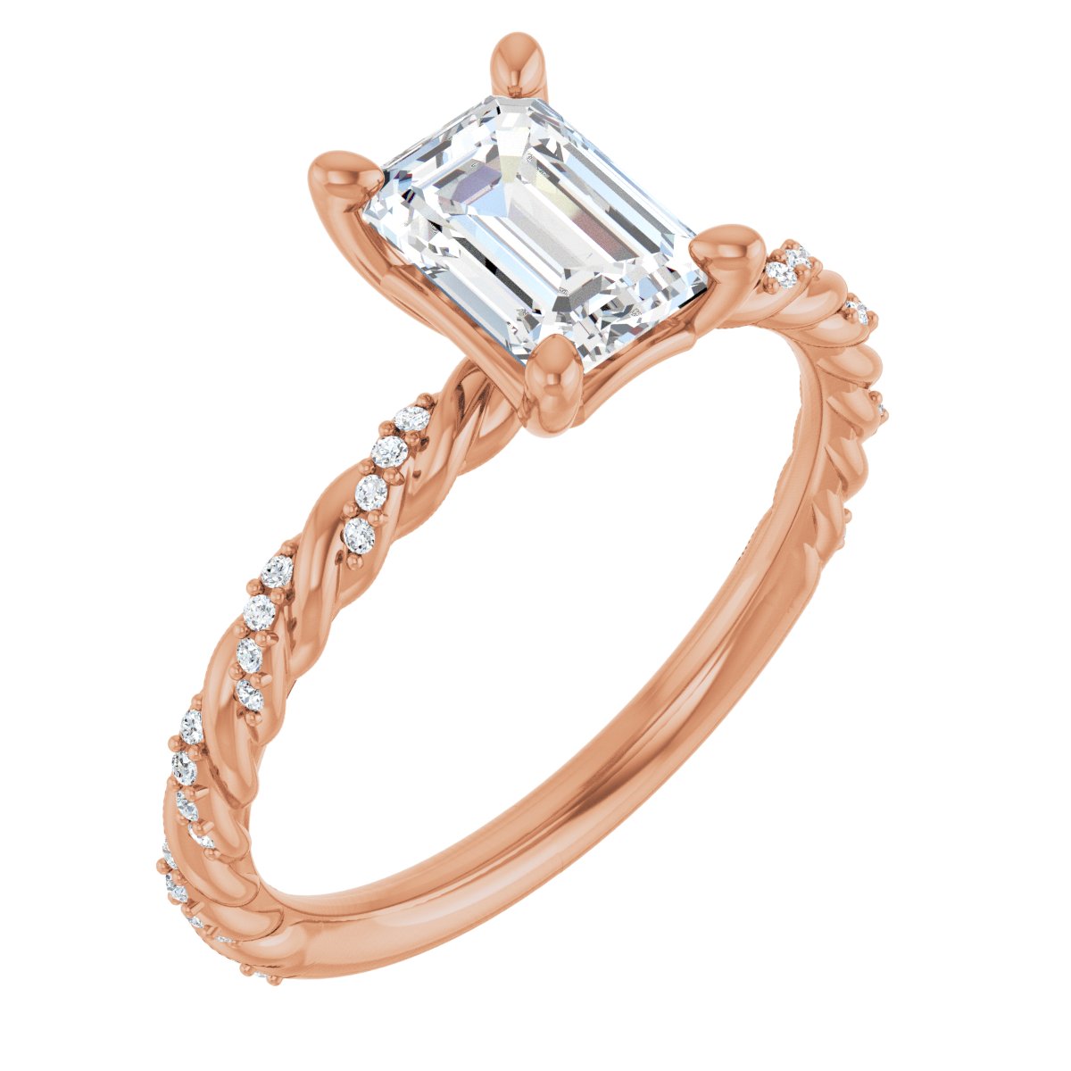 Accented Engagement Ring