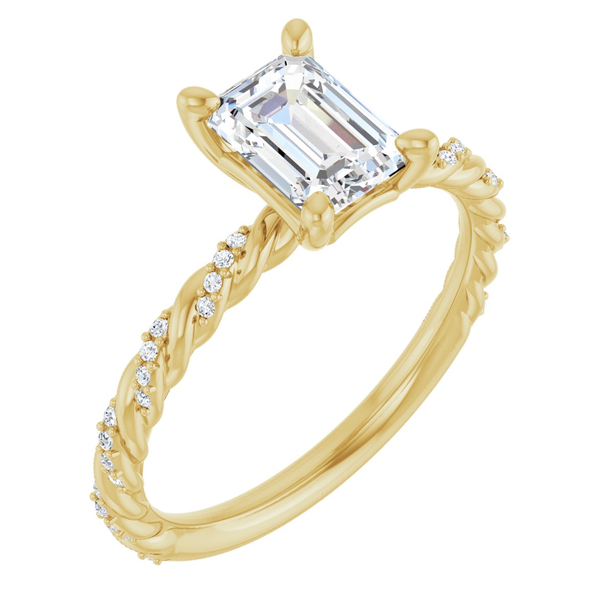 Accented Engagement Ring