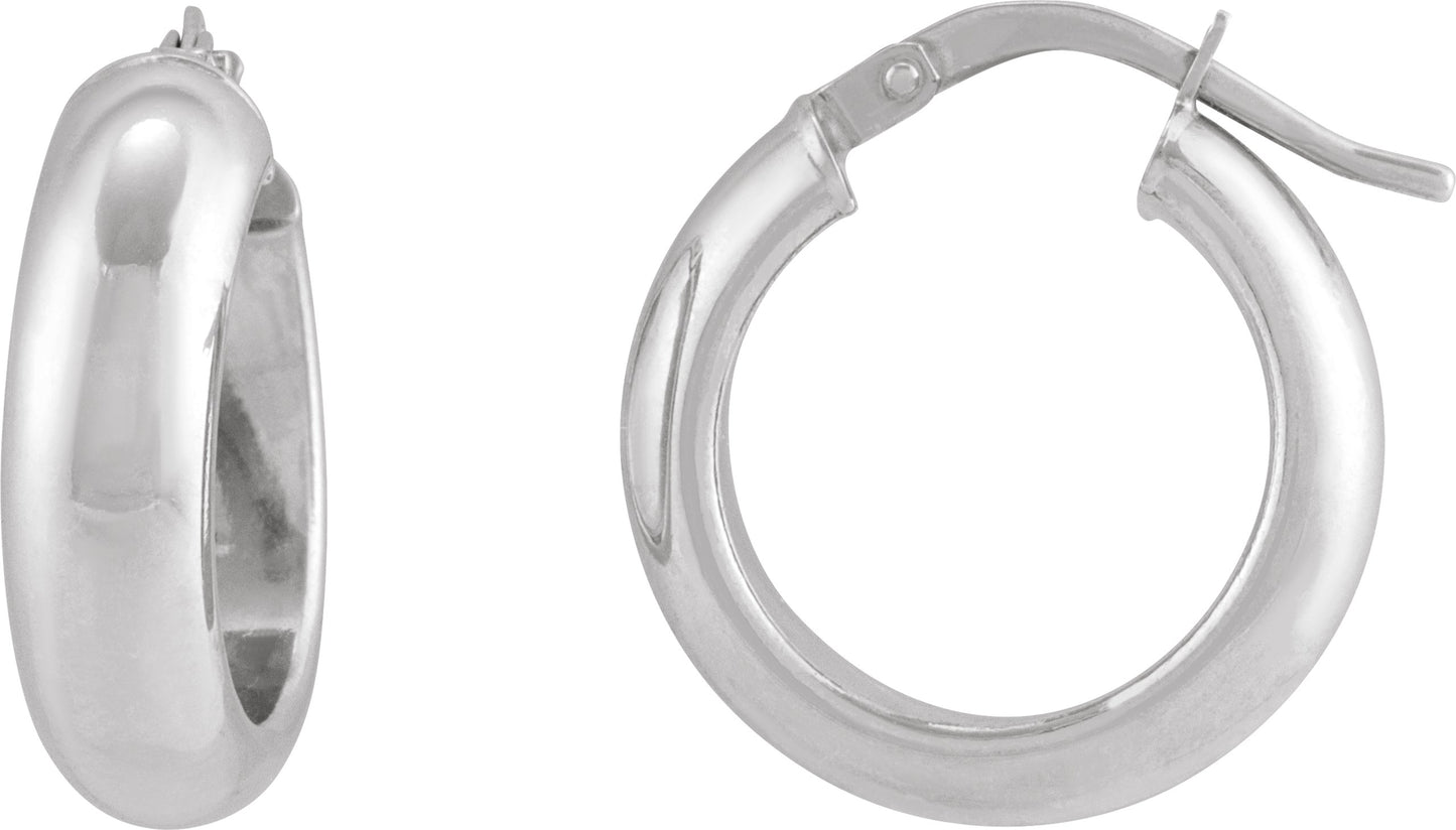 Tube Hoop Earrings