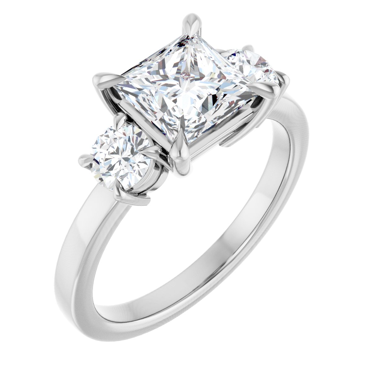 Three-Stone Engagement Ring